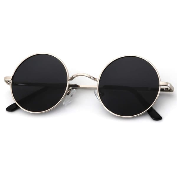 John Lennon -lasit, miesten pyöreät aurinkolasit, polarisoidut ympyrät