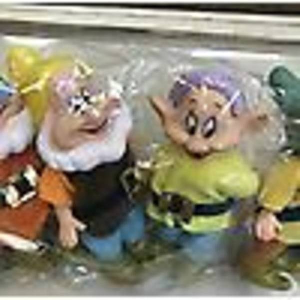 7-pak Disney Snehvide og de syv dværge Actionfigur Legetøj 15 cm Prinsesse Pvc Dukke