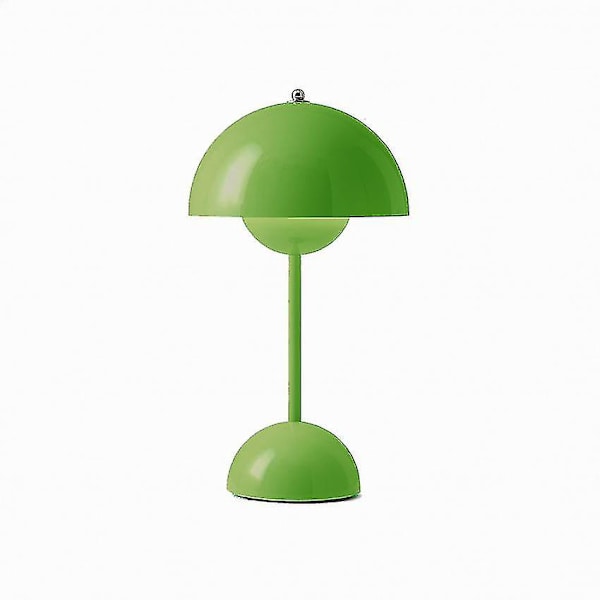 Nordisk svampnattlampa LED blomknopp bordslampa USB sänglampa bröllopsrum skrivbord enkel dekoration Green USB Rechargeable