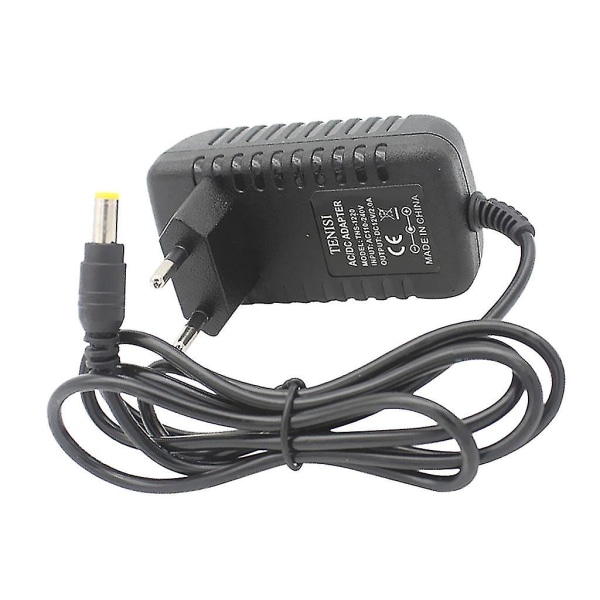 Ac/dc 12v 1a Strømadapter Lader Eu-plugg for Led-stripe Lys Cctv