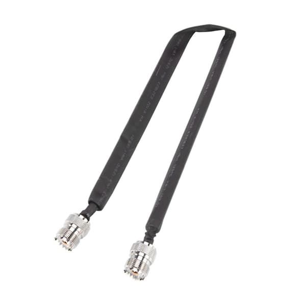 Dør/ Pass Through Flat Rf Koaksialkabel So239 Uhf Hunn til Uhf Hunn 50 Ohm Rf Pigtail Forlengelse