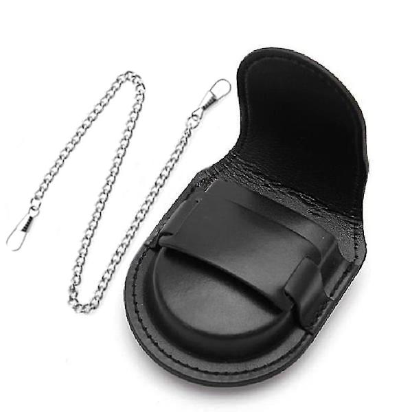 Nahkakansi Vintage Classic Taskukellolaatikko Ketju Taskukellon Säilytys
