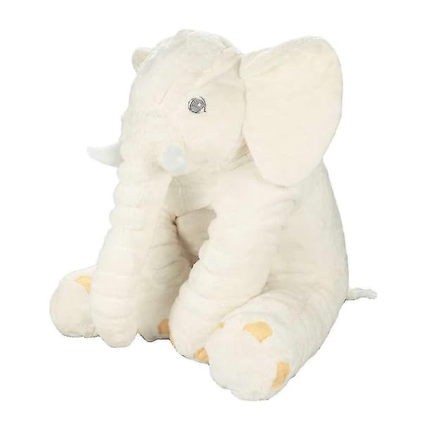 Fylld elefant plyschleksak M Pink