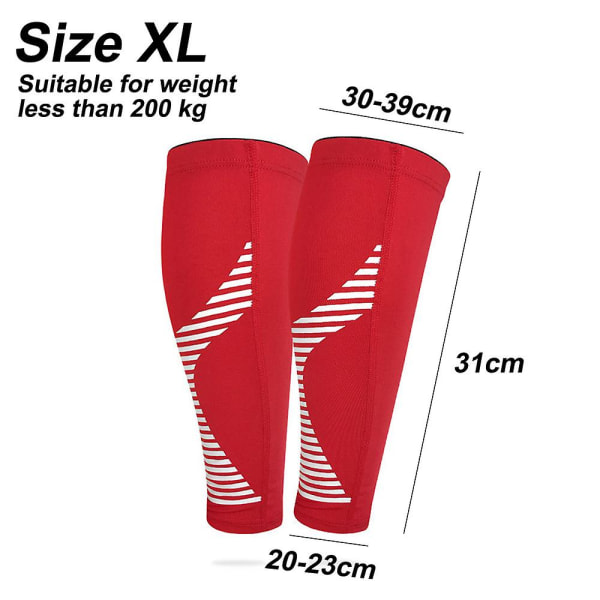 Leg Compression Set, Calf Support Set, Men And Women Leg Pain Relief, Suitable For Fitness