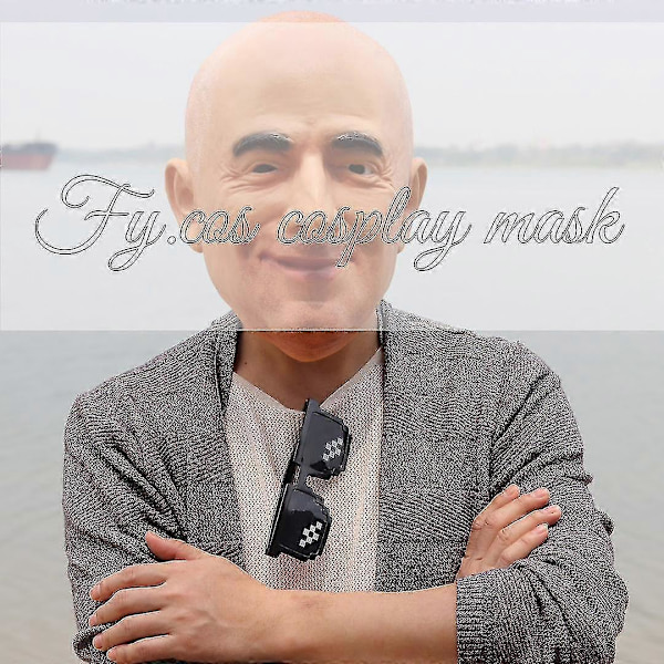 Smile No Face Man Latex Maskara Helhuvud Skräck Ansiktslös Förklädnad Cosplay Läskig Alien Hjälm Halloween Kostym Mask För Män Old man mask