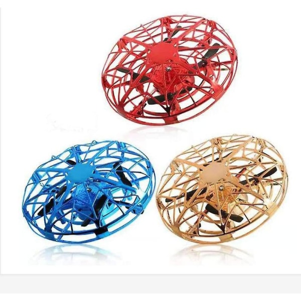 Mini Ufo Rc Drone Infrarød Håndfølende Induktion Helikopter Model Elektrisk Bærbar Quadcopter Legetøj Til Børn Yo red