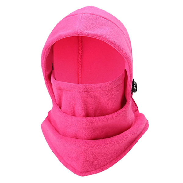 Unisex Balaclava Ski Maske Solbeskyttelse Pustende Høy Elastisk Komfortabel For Elektriske Sykler Motorsykler Rose Red