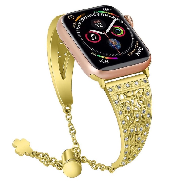 Yhteensopiva Apple Watch rannekkeen 38 mm 42 mm naisten kanssa, ainutlaatuinen metallirannekoru