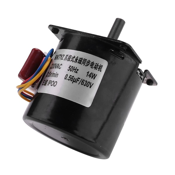 220v AC synkron växelmotor 60ktyz 60-ktyz permanentmagnet synkron växelmotor 220v 2.5 varv per minut