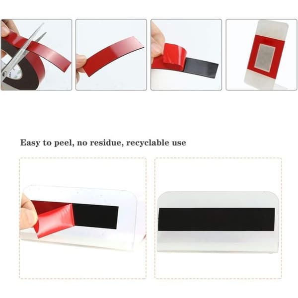 Dobbeltsidig PE-skumtape - supersterk skumforseglingstape (1 rull * 50mm)