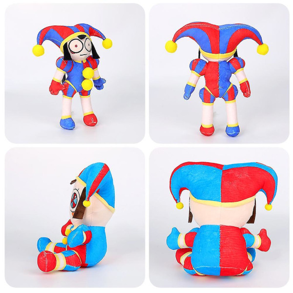 Digital Circus Plys, de fantastiske Pomni og Jax Plushies Legetøj, nye Digital Circus Plysdyr, tegneserie Billedpude G  [alj] J 26CM