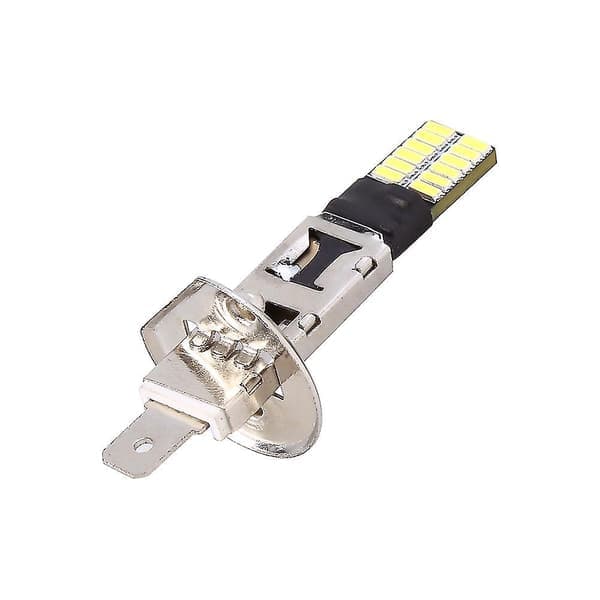 1 X 24-SMD H1 6500k Hvit LED Tåkelys Erstatningspære Tåkelys Kjørelys DRL Xi