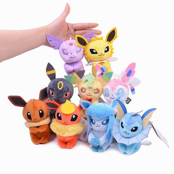 Q-versio Eevee-riipus Eevee Pehmeä pehmolelu Nukke