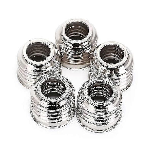 5x E27 til E14 Lampeholder Konverteringssokkel Lyspære Lampeholder Adapterplugg ft