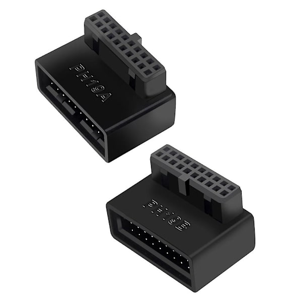 PH19B USB 3.0 Intern Header USB3.0 19/20P Socket 90 Graders Adapter Converter För Dator Moderkort