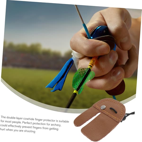 Læder Fingerbeskytter Finger Tab Camo Handsker UV Handsker