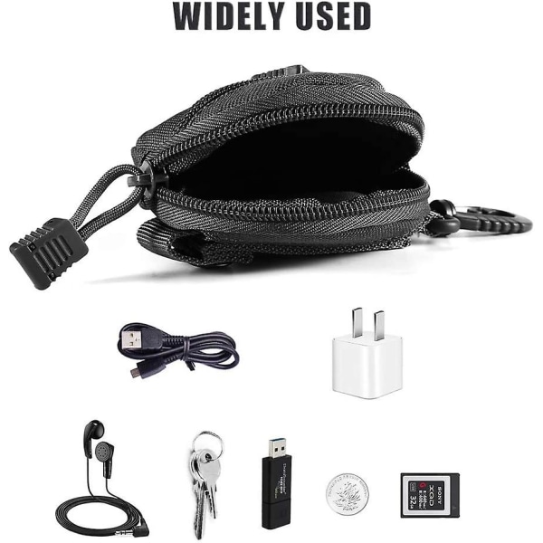 Små Molle-tasketilbehør, opgraderede Edc-poser militærudstyr, Tactical Bag Case Som Møntpung Nøglering, Case Wallet, Wireless Headset Pack.