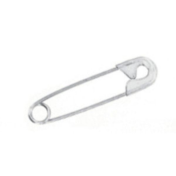 Silverfärgade säkerhetsnålar 2,7 cm 144 stycken