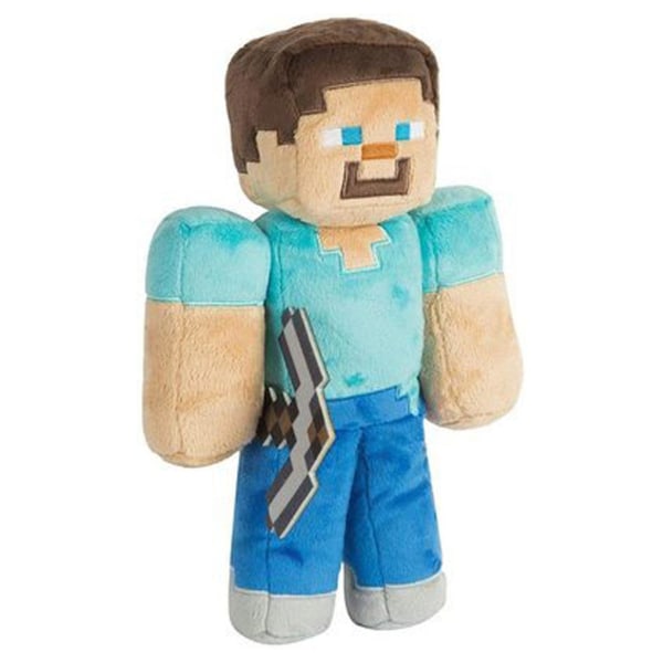 Harvinainen pehmonukke superpehmeä pehmotäytetty Minecraft-lelu lapsille luova syntymäpäivälahja Brown