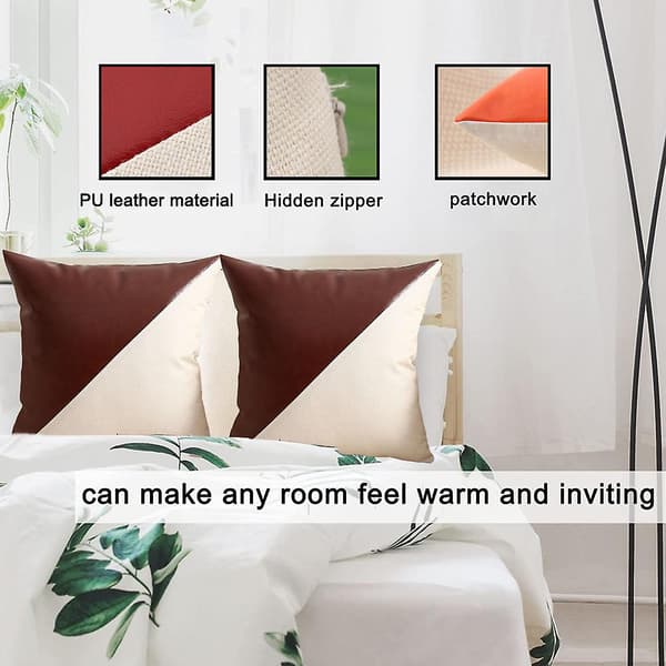 Modern enkel ins vind kuddfodral-hem soffa bil kuddfodral stil1 45*45cm 45*45cm style2