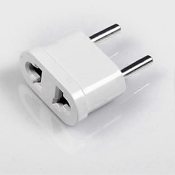 US USA til EU Euro Europa AC Strømplugg Reiseadapter Lader Socket Converter