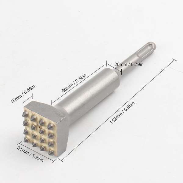 Elektrisk hammermeiselbit for overflateroughing Perkusjon Hammermeiselverktøy for veggbetong keramiske fliser