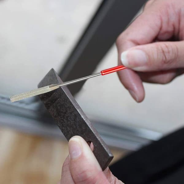Mini diamantfile til udskæring og træbearbejdning, rustfri håndværktøj til polering, afgratning og præcis formgivning
