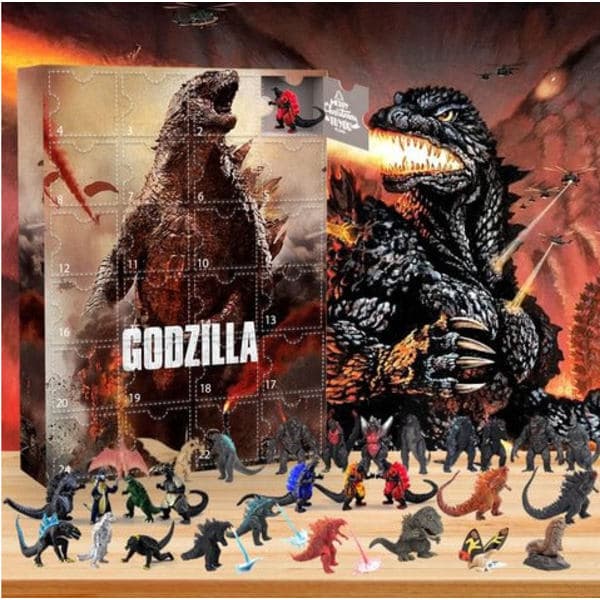 2025 Julekalender Godzilla Julekalender Blind Box Legetøj