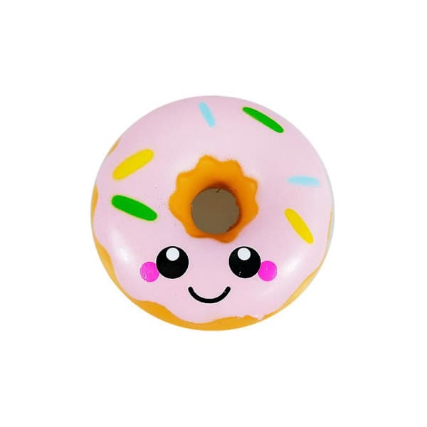 2 st Jumbo Långsamt Stigande Doftande Stresslindrande Donut Squishy Leksaksset för Barn och Vuxna