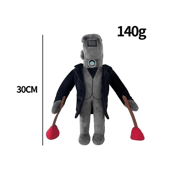 Skibidi Toilet Toy Plush, speakerman Plush Horror Game Stuffed Plushies Doll Toys Collectible Gifts For Kids Collectors A