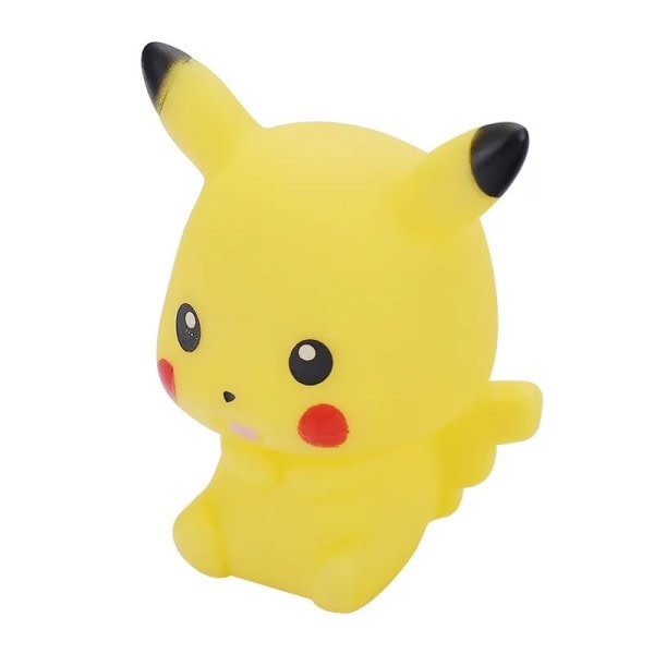 Anime Pikachu Bulbasaur Charmander Squirtle Eevee Snorlax Cartoonfigurer Vokal Badleksak