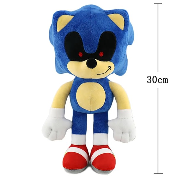 Blå Exe Evil Sonic Blood Evil 30cm plysjfigur plysjleke