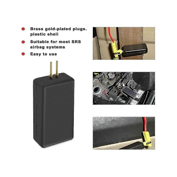 4/6 st Bil Airbag Scan Motståndsverktyg Auto Airbag Simulator Emulator SRS Resistor Fel Scan Inspektions Diagnostikverktyg 4pcs