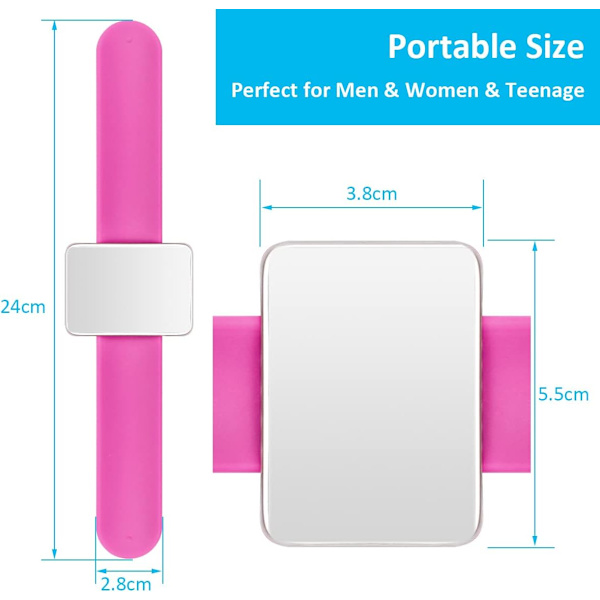 Magnetisk håndledssøm, bærbar arm nålepudes magnetisk nålepudes med armbånd til syning Pink