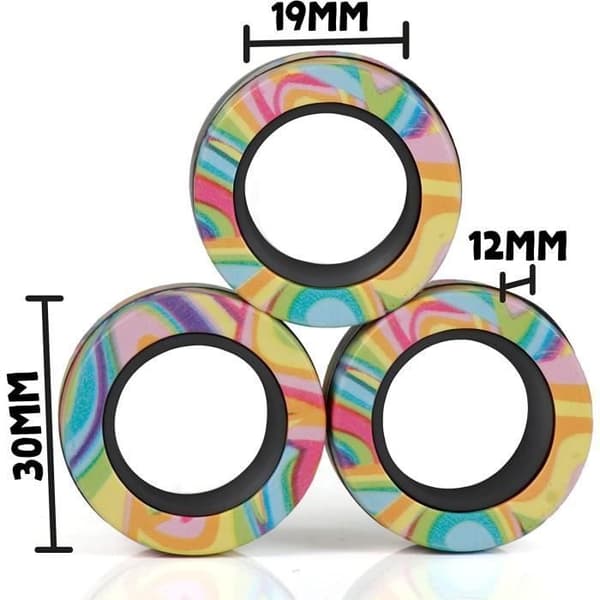 Fidget Toy - LARGEIGHT - HÅNDSPINNER - Flerfarget - Antistress - For voksne