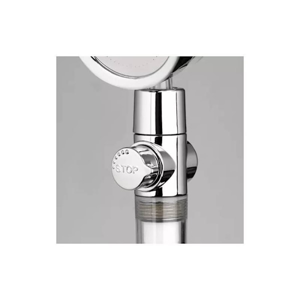 Duschmunstycke med propeller - turbo silver