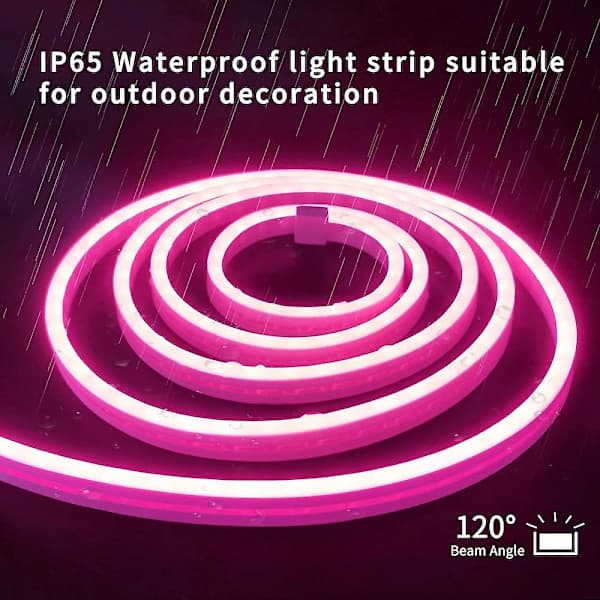 2m 6.56ft LED Neonljusslingor USB Flexibel Vattentät IP65