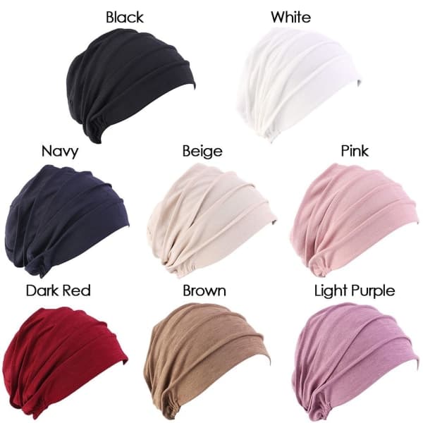 Kvinder Bomuld Hat Slouch Beanies Dark Red