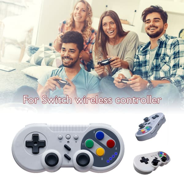 Trådlös spelkontroll för Nintendo Switch PC Dual Moto