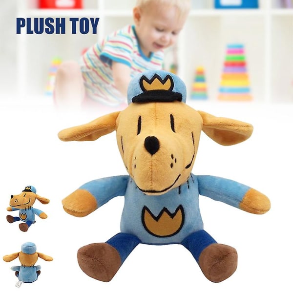 Plush Legetøjs Hundemand Fyldt Dukke Blød Pude Dekorationer Børn - 22cm