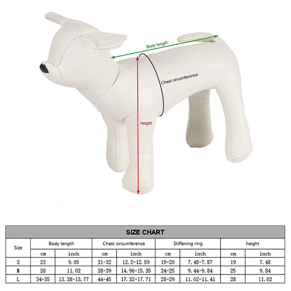 Läderhunddockor Stående Position Hundmodeller Leksaker Husdjur Djuraffär Visningsdocka Vit S