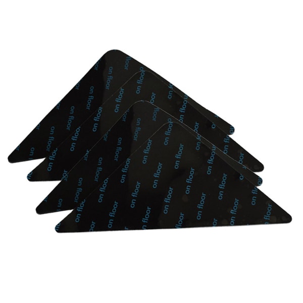 4x slip protection for carpet - 13.5 cm black