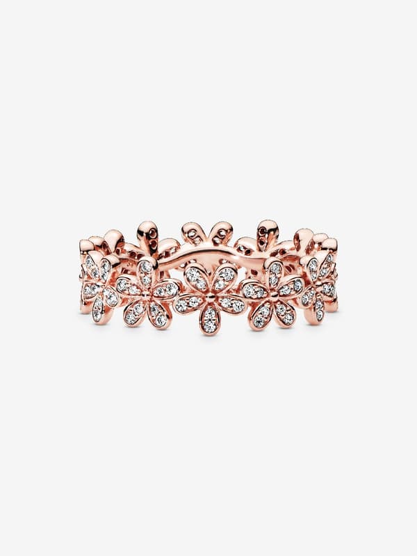 Pandora - Daisy Flower Ring - 14k roséguldplätering Circumference: 56mm