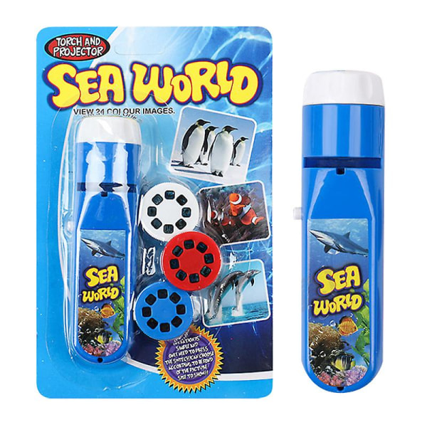 Legetøj til børn fakkelprojektor piger drenge uddannelsesgave 3 til 12 år gammel Sea World