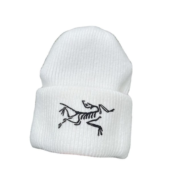Arc'teryx Knitted Hat Yksivärinen Pullover Pipo Lämmin Hat (valkoinen, 1kpl)