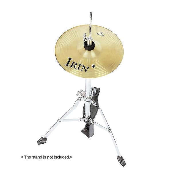 10\" Crash Ride Hi-hat Cymbal i Mässingslegering för Trumset