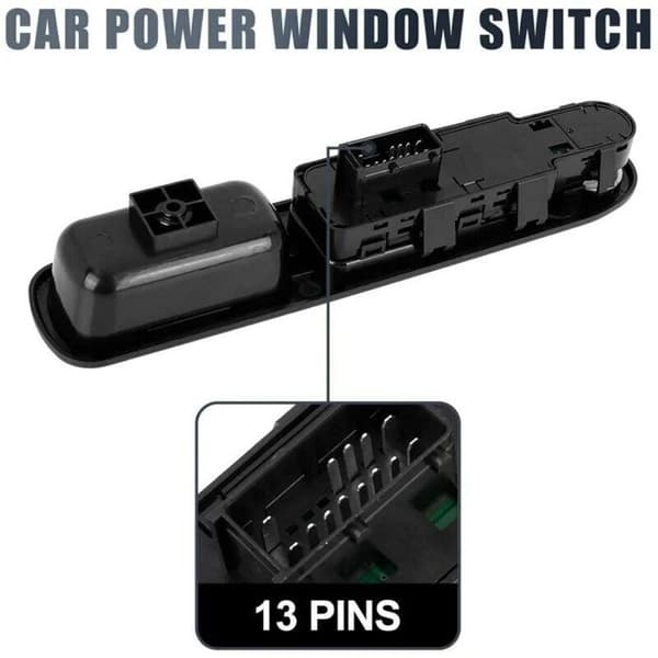 Forreste venstre vinduesregulator, førerside, elektrisk vindueshovedafbryder 6554.QC, vinduesregulatorafbryder til Peugeot 207