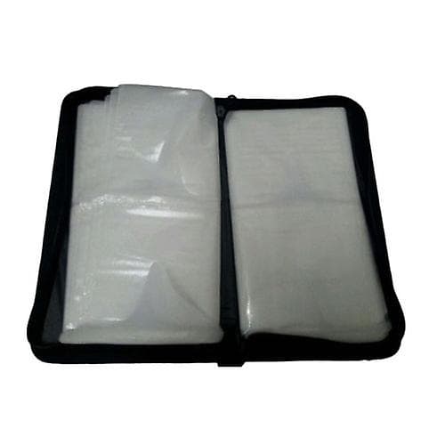 80 Slot Dvd Cd Disk Holder Album Opbevaring Etui Tom Foldbar Bærepose Organizer