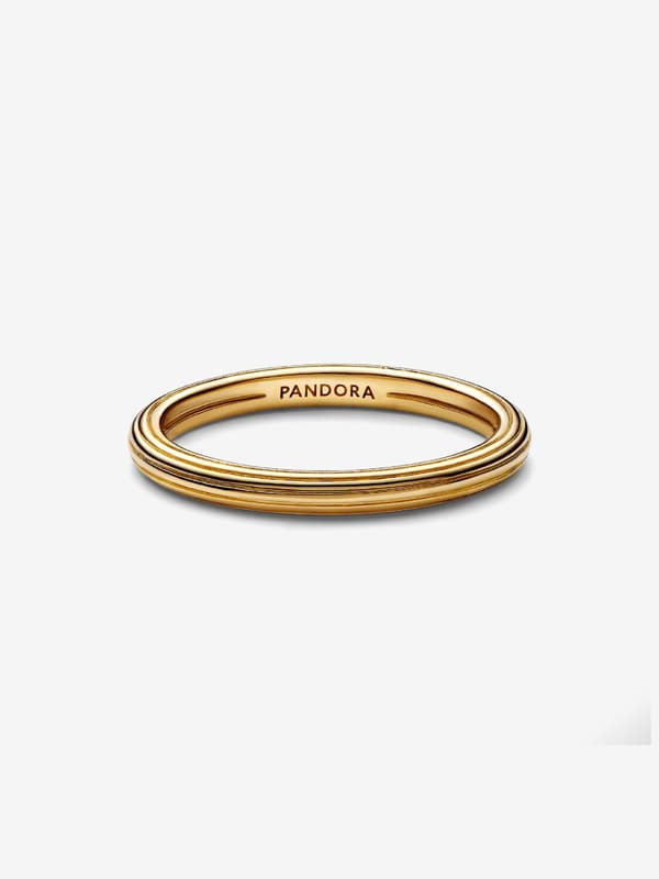 Pandora - P ME Ring - 14k gullbelegg Circumference: 50mm