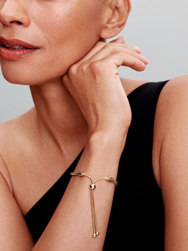 Pandora - Ormkedja Slider Armband - 14k guldplätering